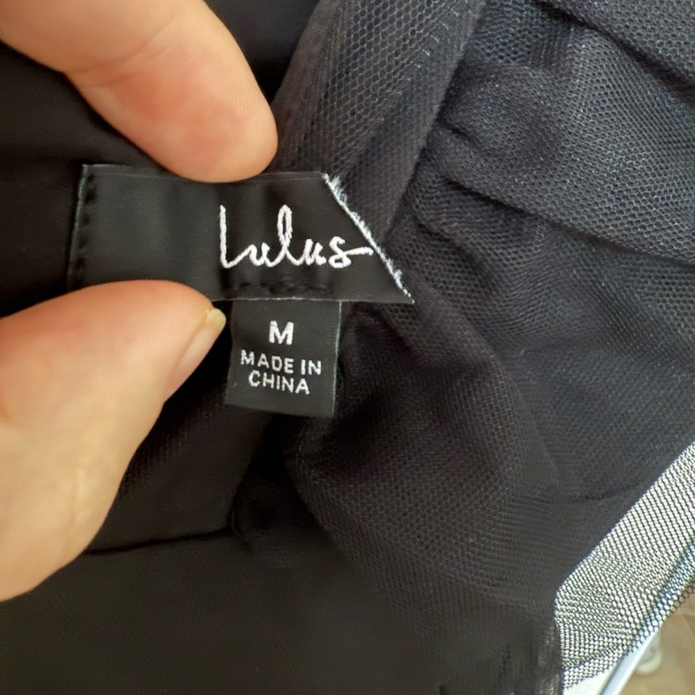 Lulu's Black Backless Ruffle Dress - Picture 5 of 8